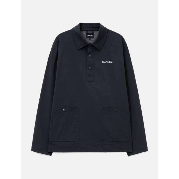 Manors Golf 【 Recycled Greenskeeper Jacket Men Black 】 Jacket 上衣 メンズ 黒いこと 黒いこと