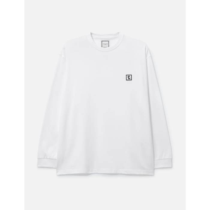 ウーヨンミ Wooyoungmi 【 Long Sleeves Logo T-Shirt Men 712W - White 】 ロゴタイプ プルオーバー メンズ 白いこと 白いこと