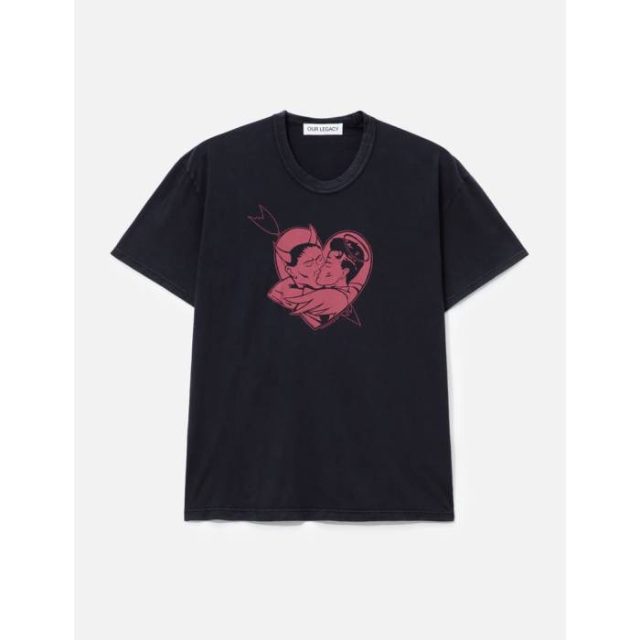 アワーレガシー Our Legacy 【 Loose T-Shirt Men Love Story Print 】 Tシャツ メンズ