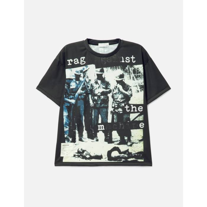 Tolq 【 Trompe L'oeil Scratch T-Shirt Unisex Black 】 Tシャツ ユニセックス 黒色 ブラック｜スニケス