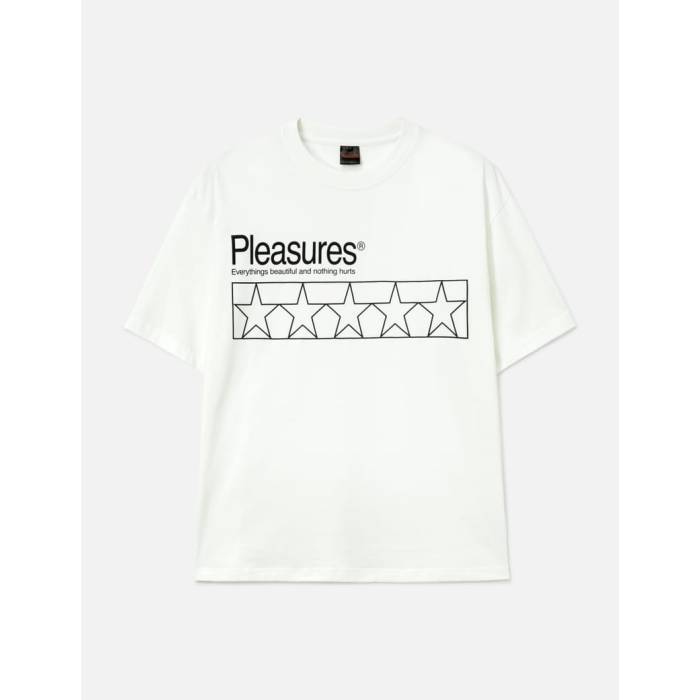 プレジャーズ Pleasures 【 Supplements T-Shirt Men White 】 ティーシャツ メンズ 白いこと 白いこと