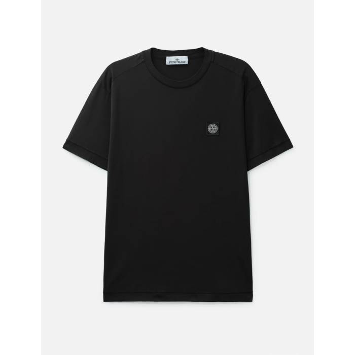 ストーンアイランド Stone Island 【 60/2 Cotton Jersey T-Shirt Men Black 】 ジャージ Tシャツ メンズ 黒色 ブラック｜スニケス
