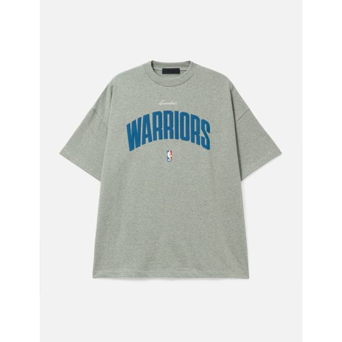 Fear Of God Essentials 【 Fear Of God X Nba Warriors 90'S T-Shirt Men Concrete Heather 】 ウォリアーズ Tシャツ メンズ heather ヘザー