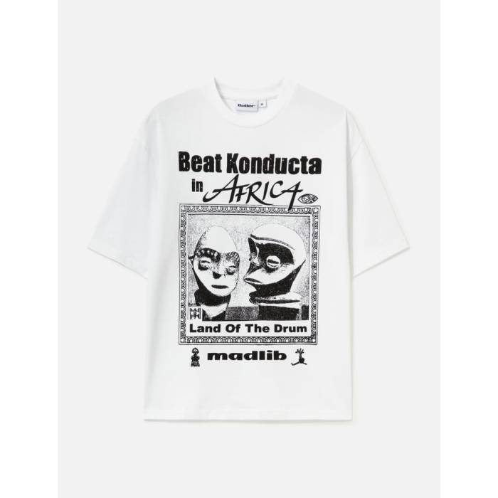 Butter Goods 【 Africa Tee Men White 】 Tシャツ メンズ 白色 ホワイト