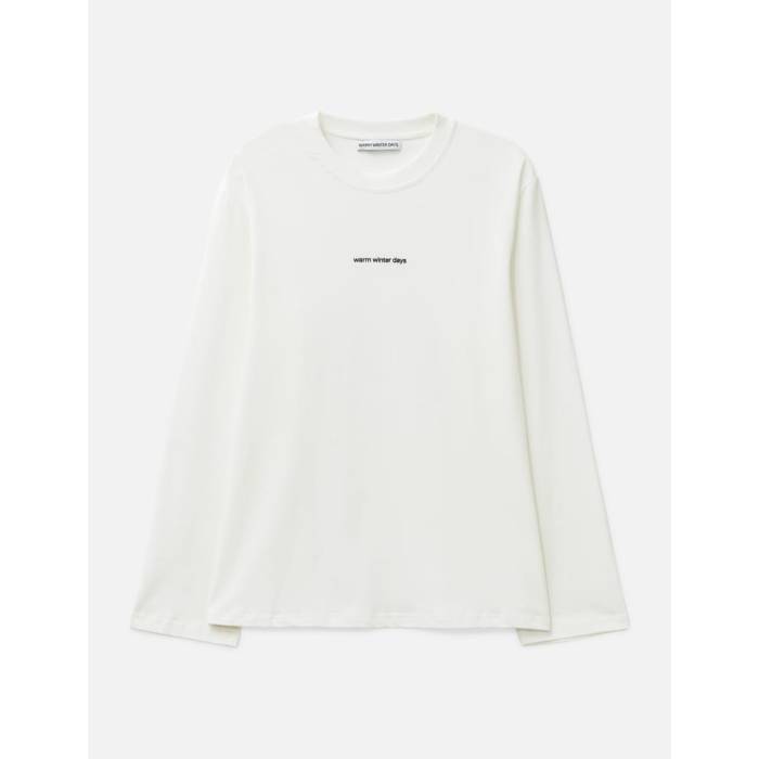 Warm Winter Days 【 Long Sleeve T-Shirt Unisex White 】 Sleeve スリーブ Tシャツ ユニセックス 白色 ホワイト