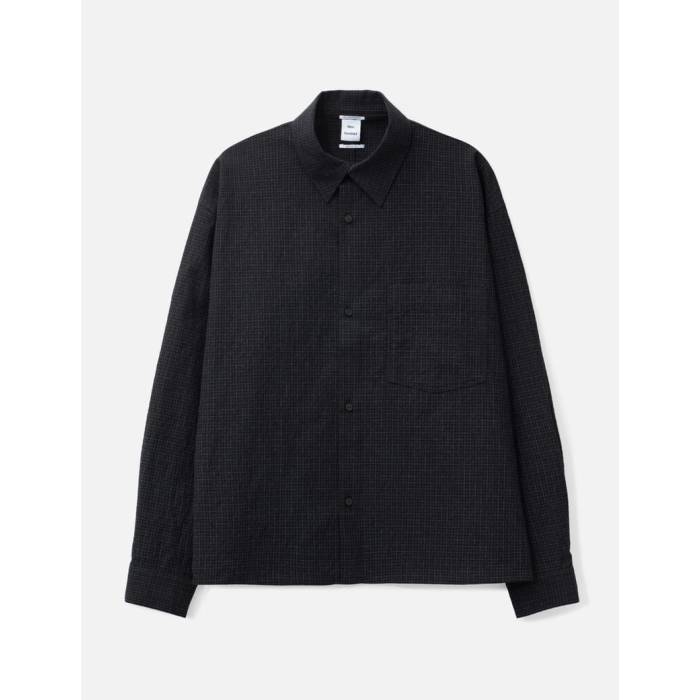 Won Hundred 【 Maza Shirt Men Black Comb 】 メンズ 黒色 ブラック