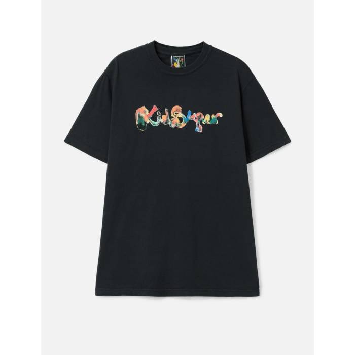 Kidsuper 【 Blotchy Logo T-Shirt Men Black 】 ロゴ Tシャツ メンズ 黒色 ブラック｜スニケス