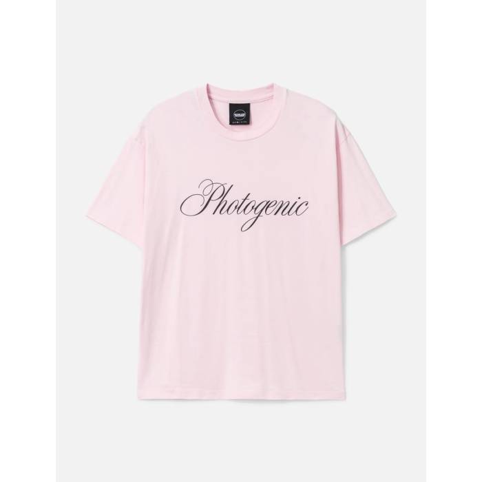 Boiler Room 【 Photogenic T-Shirt Unisex Light Pink 】 プルオーバー ユニ一発やる pink サクラ色