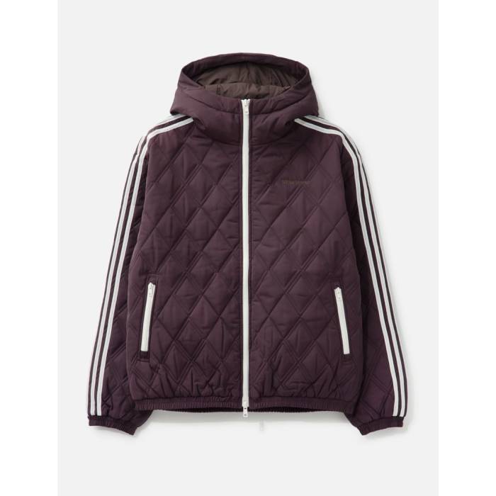 アディダス Adidas Originals 【 X Wales Bonner Quilted Jacket Men Shadow Maroon 】 Jacket ジャケット メンズ シャドー・シャドウ マルーン