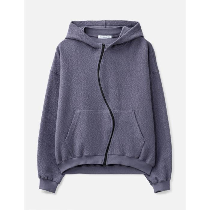 Fffpostalservice 【 Curved Zip-Up Round Hem Hoodie Men Ghost Lilac 】 フーディー パーカー メンズ 34,320円