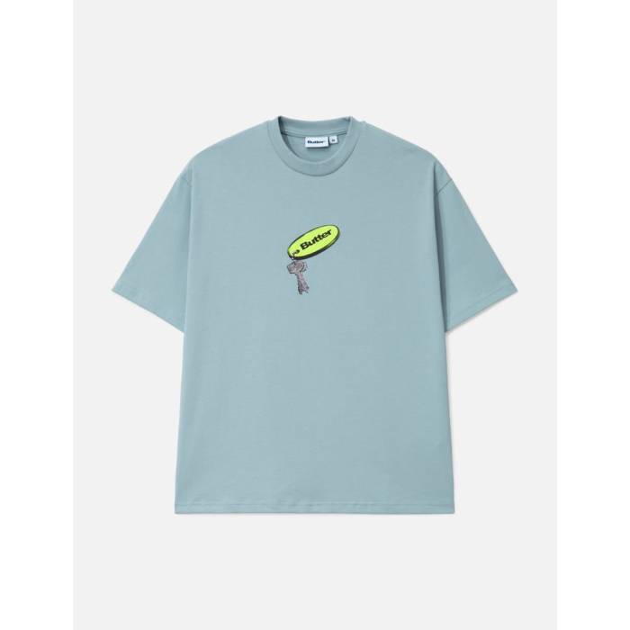 Butter Goods 【 Key Chain Tee Men Sky 】 ティーシャツ メンズ 天の原