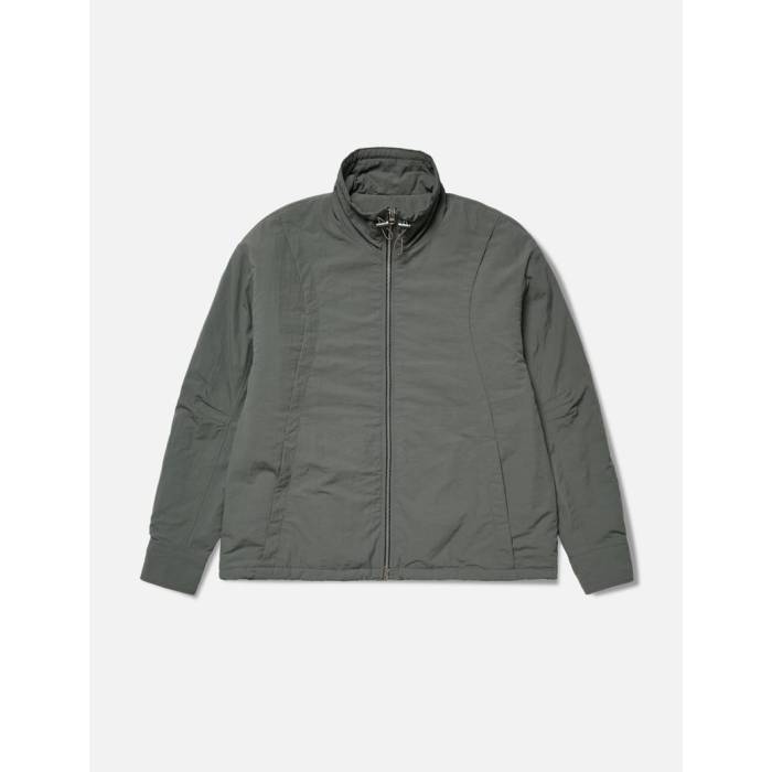 Deinet 【 Check Contrast Bomber Jacket Charcoal Unisex Grey 】 Jacket ジャケット チャコール ユニセックス 灰色 グレー