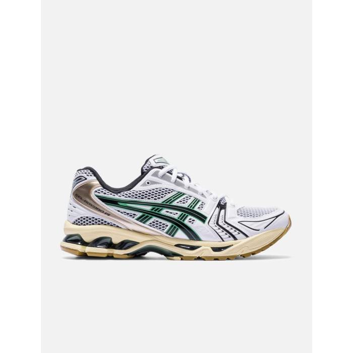 アシックス Asics 【 Gel-Kayano 14 Men White/ Hinoki Beige 】 メンズ 白色 ホワイト ベージュ
