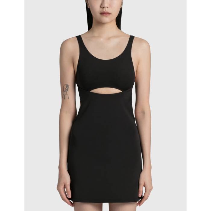 Hyein Seo 【 Sport Knit Dress Women Black 】 編み物 お召しもの レディース 黒いこと 黒いこと