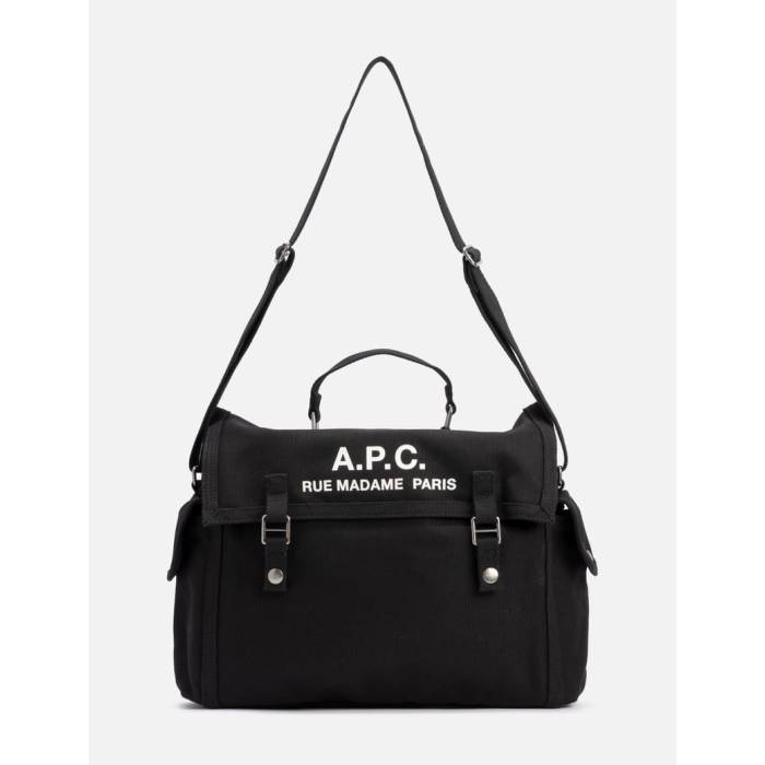 アー・ペー・セー A.p.c. 【 Recuperation Satchel Unisex Black 】 ユニ一発やる 黒いこと 黒いこと