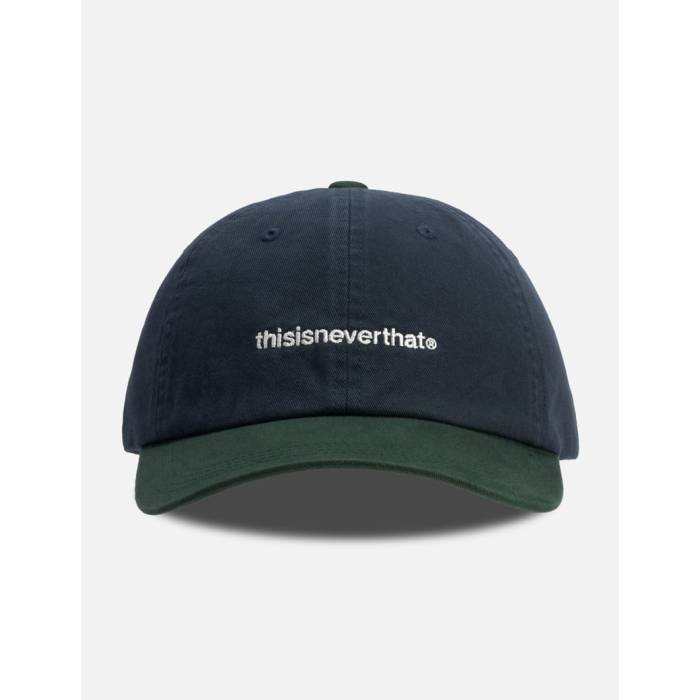 【 T-Logo Cap Men Navy / Green 】 キャップ 帽子 メンズ 紺色 ネイビー green 緑・グリーン