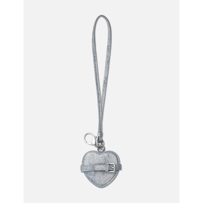 Stand Oil 【 Belted Mirror Keyring Women Silver Denim 】 レディース Silver 銀色・シルバー デニム