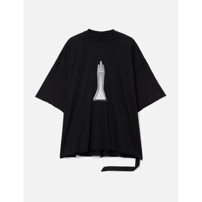 リック・オウエンス・ダークシャドウ Rick Owens Drkshdw 【 Tommy T Men Black/ Milk 】 メンズ 黒いこと 黒いこと