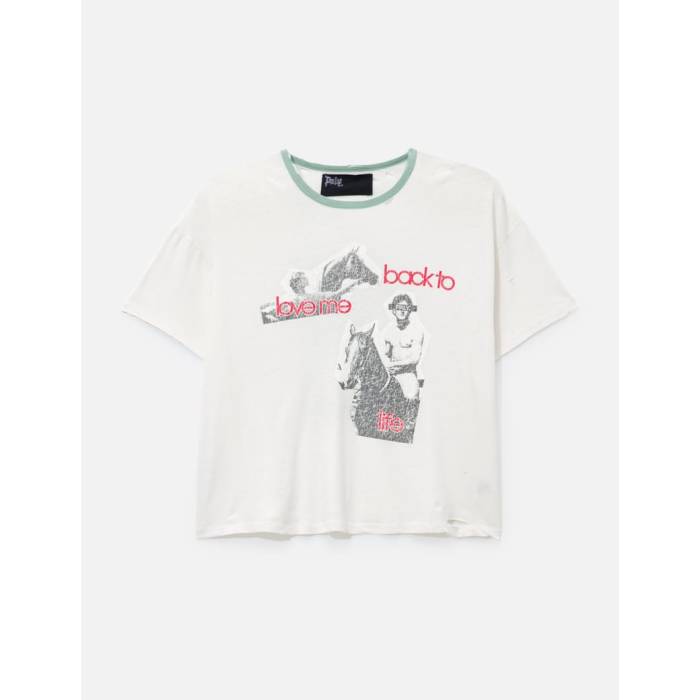 Paly 【 Back To Life Ringer Tee Unisex White 】 プルオーバー ユニ一発やる 白いこと 白いこと