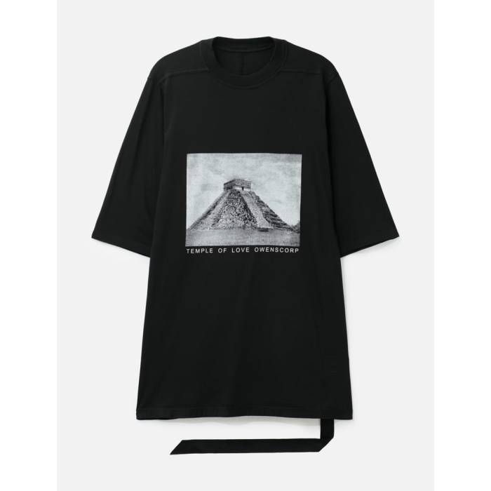 リック・オウエンス・ダークシャドウ Rick Owens Drkshdw 【 Jumbo Short Sleeve T-Shirt Men Milk/ Black 】 ジャンボ Sleeve 衣手 プルオーバー メンズ 黒いこと 黒いこと