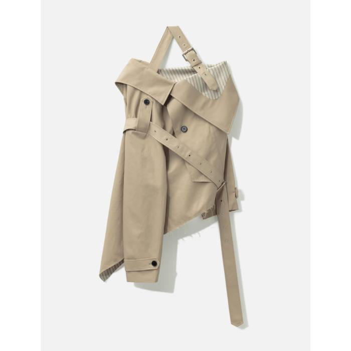 Grace Elwood 【 Trench Dress Women Beige 】 御召しもの レディース ベージュ