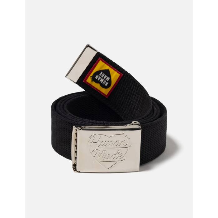 ヒューマン御手伝いさん Human Made 【 Web Belt Unisex Black 】 胴締め ユニ一発やる 黒いこと 黒いこと