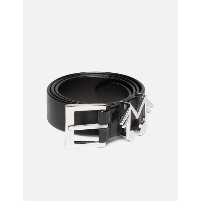 Midnight Studios 【 Treble Logo Belt Men Black 】 ロゴタイプ 胴締め メンズ 黒いこと 黒いこと