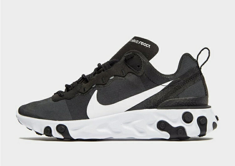 史上最も激安 エレメント リアクト Nike ナイキ 黒色 Black 55 Element React Nike スニーカー ブラック Sjdp54 Avantcommunication Com