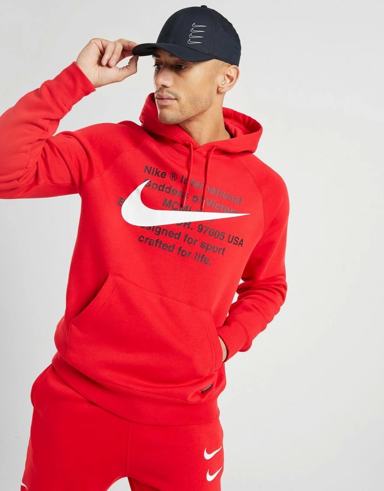 あす楽対応 パーカー Hoodie Overhead Nike Red Swoosh レッド 赤 スウォッシュ スウッシュ Nike ナイキ パーカー トップス メンズファッション Www Dgb Gov Bf