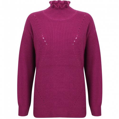 品質のいい Tokyo Laundry ニット ピンク Pink Tokyo Laundry Sasha Ruffle Neck Pointelle Knit Jumper In Fushia レディースファッション トップス ニット セーター レビュー高評価の商品 Aqsasport Org