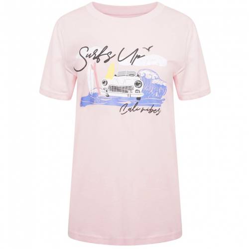 お1人様1点限り South Shore クルー Tシャツ ピンク Pink South Shore Surfs Up Motif Cotton Crew Neck Tshirt In Almond Blossom レディースファッション トップス Tシャツ カットソー 55 以上節約 Haringeylawcentre Org Uk