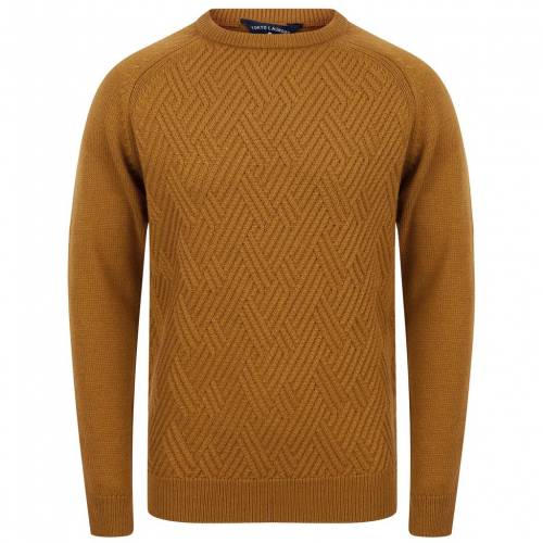 最高の Tokyo Laundry ダイヤモンド テクスチャー 金色 ゴールド Tokyo Laundry Woodstock Diamond Texture Wool Blend Knitted Jumper In Mustard Gold メンズファッション トップス ニット セーター 人気絶頂 Prcs Org Pk