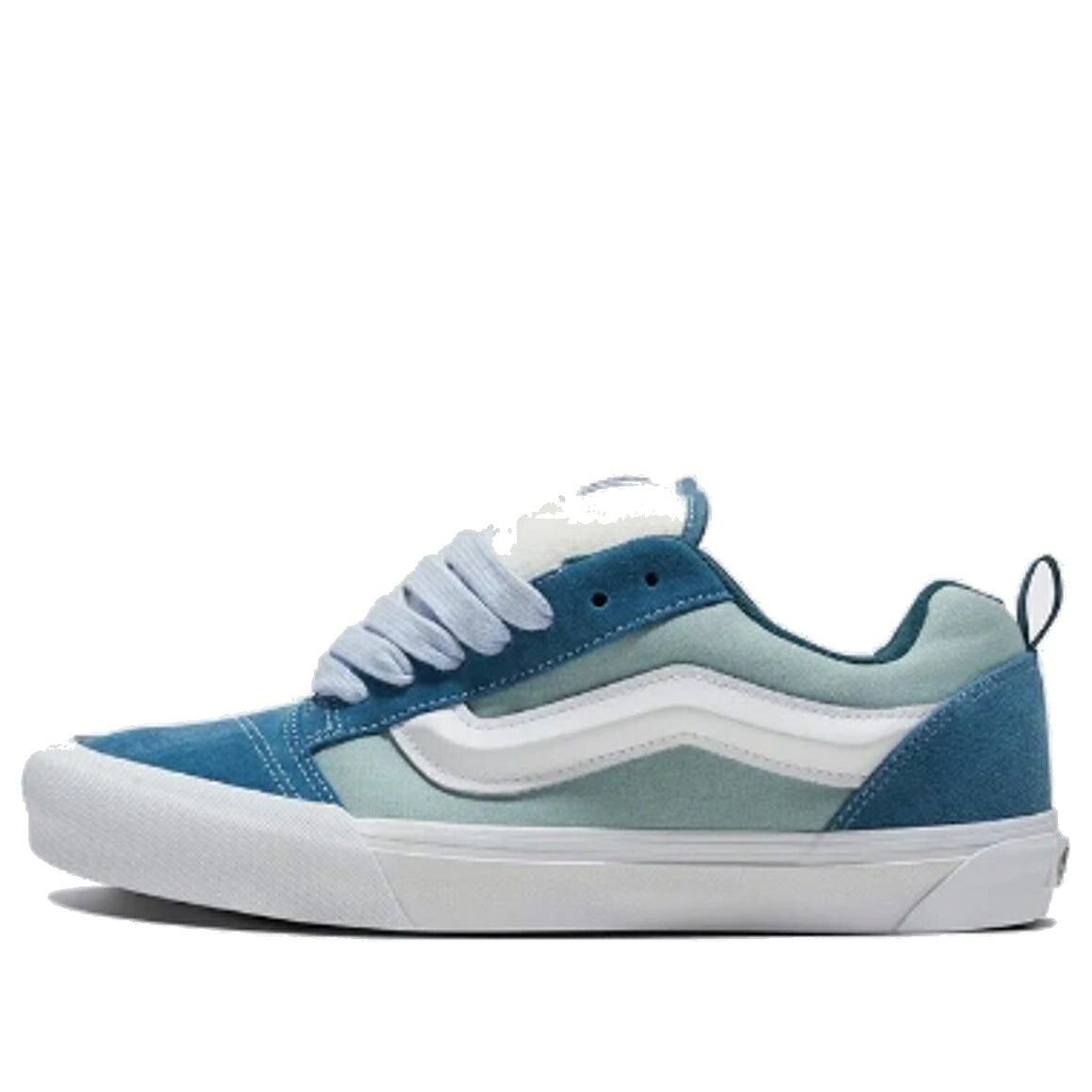 ヴァンズ バンズ 青色 ブルー 白色 ホワイト 'BLUE WHITE' スニーカー メンズ VANS KNU SKOOL MESH TEAL VN000CS0BER / BLUE TEAL WHITE