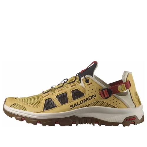 サロモン ゴールド 'ANTIQUE & DAY' スニーカー メンズ SALOMON TECHAMPHIBIAN 5 GOLD RAINY 477502 / ANTIQUE GOLD RAINY DAY|スニケス