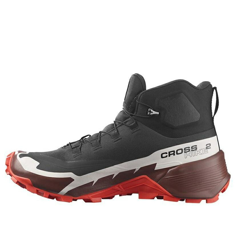 サロモン ミッド 黒いこと 黒いこと 赤 赤いこと \u0027BLACK RED\u0027 スニーカー メンズ SALOMON CROSS HIKE MID GTX 2 417359 / BLACK RED