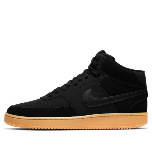 ナイキ 厚地の外套 ミッド 黒いこと 黒いこと \u0027BLACK GUM\u0027 スニーカー メンズ NIKE COURT VISION MID CD5466-006 / BLACK