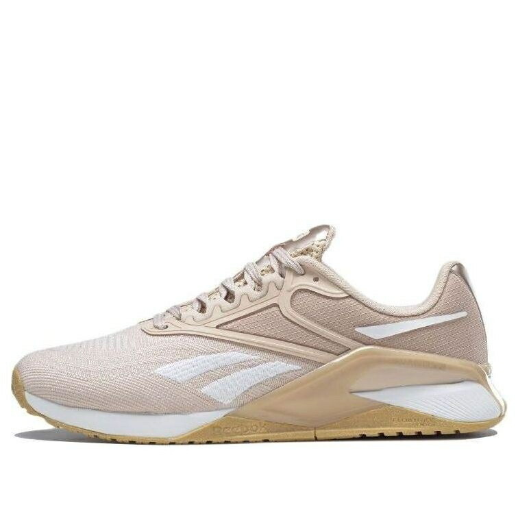 リーボック ナノ 白いこと 白いこと さくら色 \u0027BEIGE GOLD\u0027 スニーカー レディース REEBOK (WMNS) NANO X2 FZ5697 / SOFT ECRU CLOUD WHITE ROSE