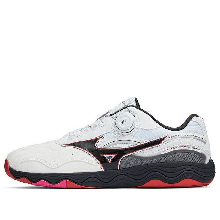 ミズノ ウェーブ ウェイブ 白色 ホワイト 灰色 グレー 黒色 ブラック 赤 レッド 'WHITE' スニーカー メンズ MIZUNO WAVE MEDAL SP5 81GA241201 / WHITE GREY BLACK RED