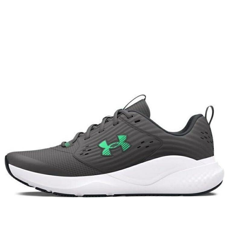灰色 グレー 緑 グリーン アンダーアーマー 'CASTLEROCK GREEN' スニーカー メンズ UNDER ARMOUR UNDER ARMOUR CHARGED COMMIT 4 VAPOR 3026017-104 / GREY GREEN