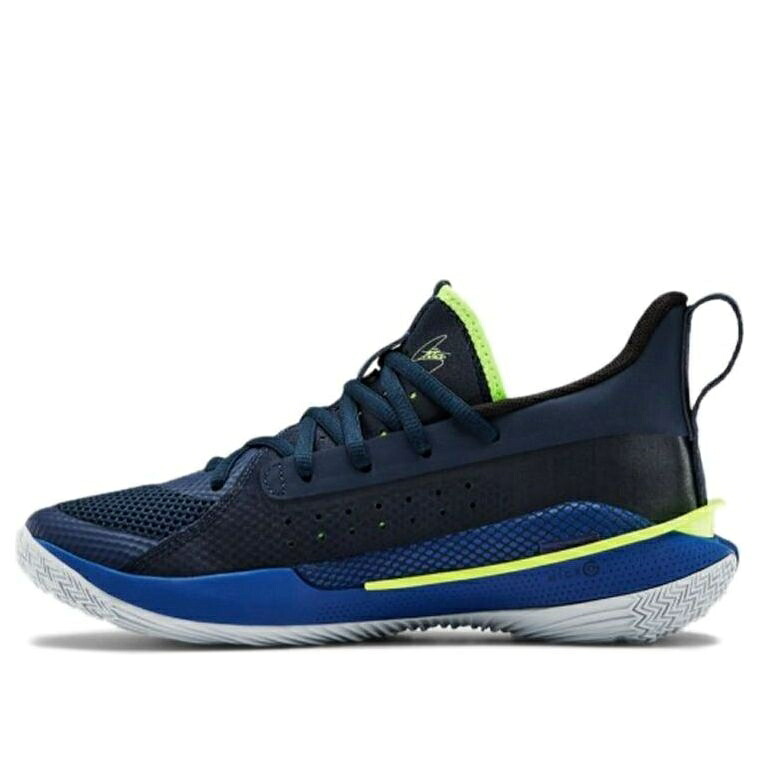 カリー 青色 ブルー アンダーアーマー 'DUB NATION' ジュニア キッズ UNDER ARMOUR (GS) UNDER ARMOUR CURRY 7 BIG 3022113-405 / BLUE ベビー マタニティ スニーカー|スニケス