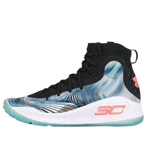カリー ミッド マジック 黒色 ブラック 白色 ホワイト アンダーアーマー MORE 2017 ジュニア キッズ UNDER ARMOUR (GS) UNDER ARMOUR CURRY 4 MID MAGIC 1295995-008 / BLACK WHITE ベビー マタニティ スニーカ