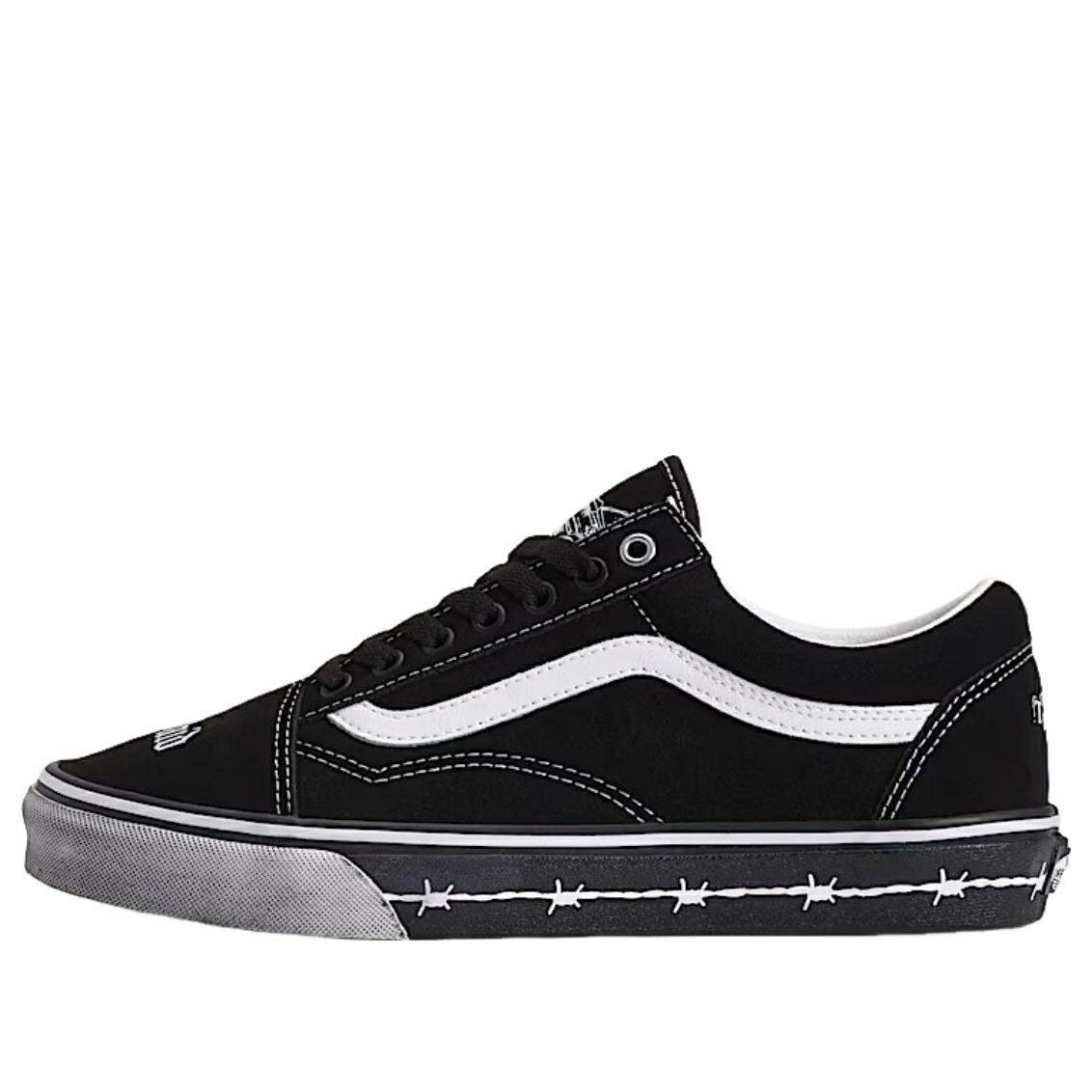 ヴァンズ バンズ 黒色 ブラック オールドスクール 'DUES PAID' スニーカー メンズ VANS X TRAVIS BARKER OLD SKOOL VN000E9TMCG / BLACK|スニケス