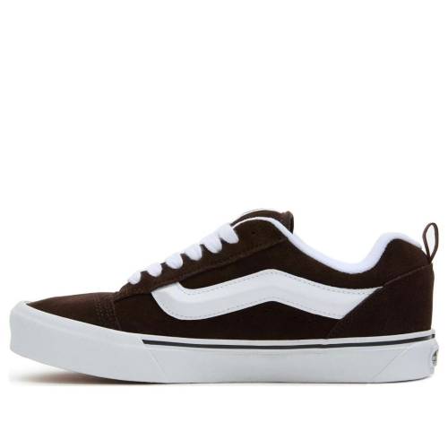 ヴァンズ バンズ 赤銅色 赤銅色 白いこと 白いこと \u0027BROWN\u0027 スニーカー レディース VANS (WMNS) KNU SKOOL VN0009QCNWH / BROWN WHITE