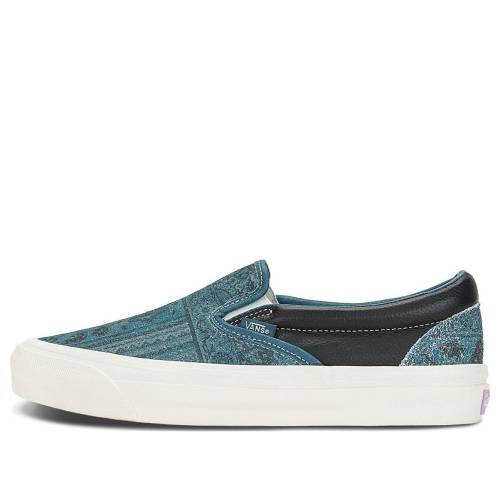 ヴァンズ バンズ ボルト クラシック スリッポン 紺色 ネイビー 'GRANNYS NAVY' スニーカー メンズ VANS VAULT OG CLASSIC SLIP-ON LX RUG STARGAZER VN0A32QN12S / STARGAZER NAVY