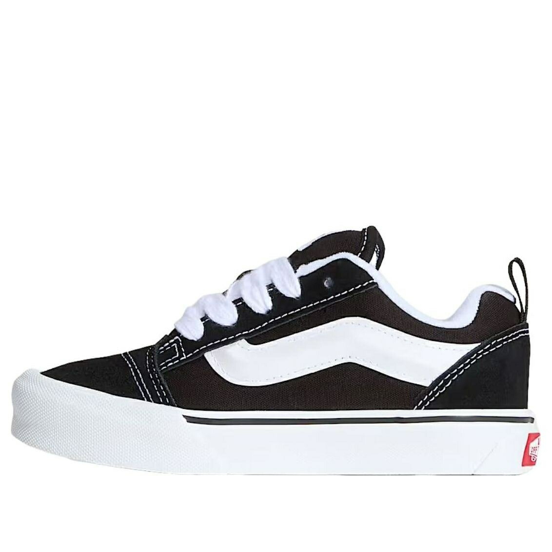 ヴァンズ バンズ 黒色 ブラック 白色 ホワイト 'BLACK WHITE' ジュニア キッズ VANS (PS) KNU SKOOL TRUE VN000CYU6BT / BLACK TRUE WHITE ベビー マタニティ スニーカー