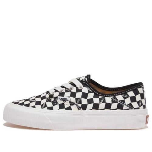 ヴァンズ バンズ オーセンティック 白色 ホワイト 黒色 ブラック 'MARSHMALLOW BLACK' スニーカー メンズ VANS AUTHENTIC VR3 SF CHECKERBOARD VN000DNBKIG / WHITE BLACK