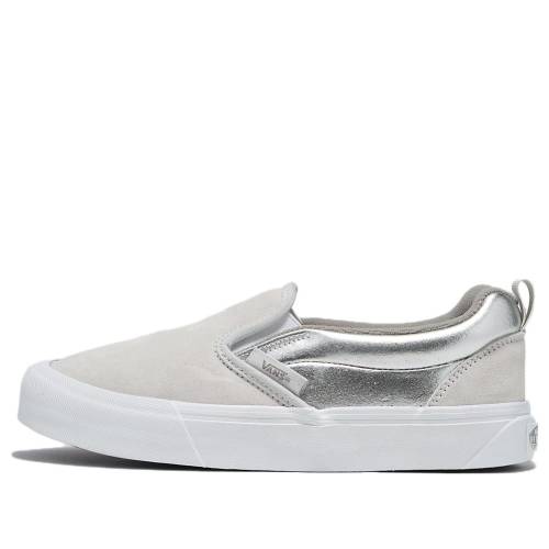 ヴァンズ バンズ スリッポン 銀色 シルバー 白色 ホワイト 'METALLIC SILVER' スニーカー メンズ VANS KNU SLIP-ON VN0009QDX1K / METALLIC SILVER TRUE WHITE 56,705円