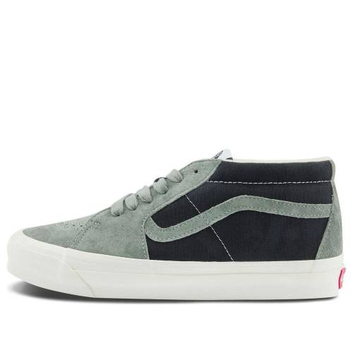 ヴァンズ バンズ ミッド 緑 グリーン 黒色 ブラック 'GREEN BLACK' スニーカー メンズ VANS SK8 MID VN0A4BVCBY1 / GREEN BLACK|スニケス