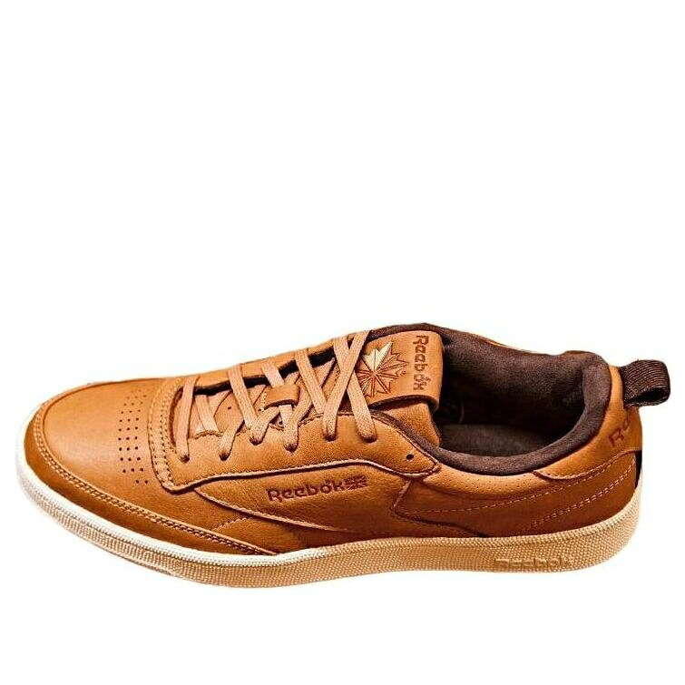 リーボック クラブ プレミアム レザー 茶色 ブラウン 'BROWN' スニーカー メンズ REEBOK CLUB C 85 PREMIUM LEATHER 100073115 / BROWN