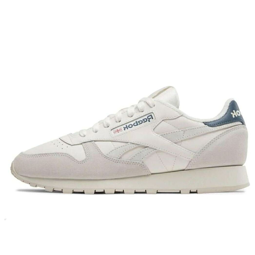 リーボック クラシック レザー 青色 ブルー 'CHALK BLUE' スニーカー メンズ REEBOK CLASSIC LEATHER STUCCO HOOPS 100032773 / CHALK STUCCO HOOPS BLUE